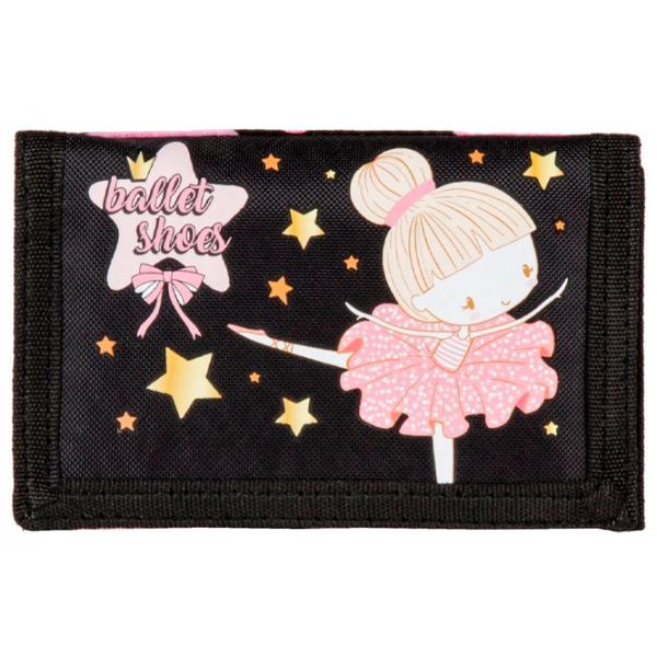 Portmoneu pentru copii Derform Ballet PFBL12 Poliester/ Black photo 1 Portmoneu pentru copii Derform Ballet PFBL12 Poliester/ Black photo 1