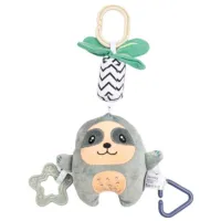 Jucărie pentru pătuțuri și cărucioare New Baby Animals 53894 1+/ Grey