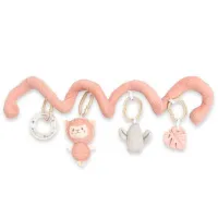Jucărie pentru pătuțuri și cărucioare New Baby Animals 53899 0+/ Pink photo 3