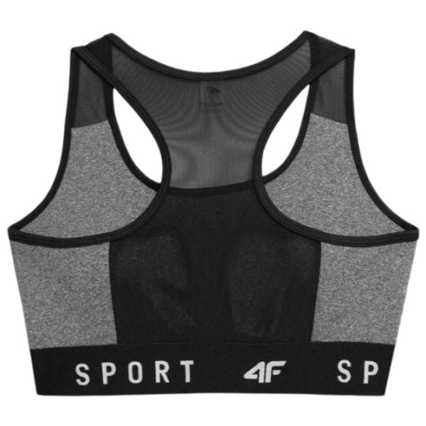 Bustieră pentru femei 4F 4FSS23USBAF051 Gray photo 3