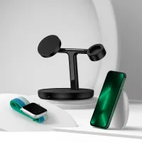 Беспроводная зарядка Baseus Swan 3 A/ Black photo 3