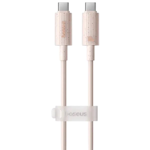 Кабель для телефона Habitat Baseus USB Type-C + USB Type-C 1 м/ Pink photo 1