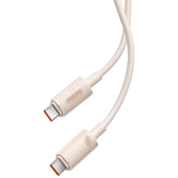 Кабель для телефона Habitat Baseus USB Type-C + USB Type-C 1 м/ Pink photo 3