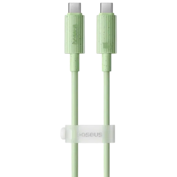 Кабель для телефона Habitat Baseus USB Type-C + USB Type-C 1 м/ Green photo 1