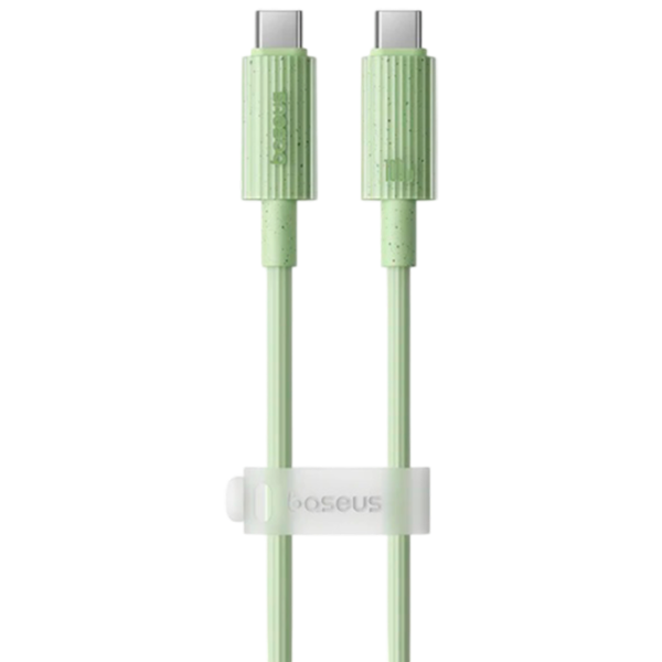 Кабель для телефона Habitat Baseus USB Type-C + USB Type-C 1 м/ Green photo 1
