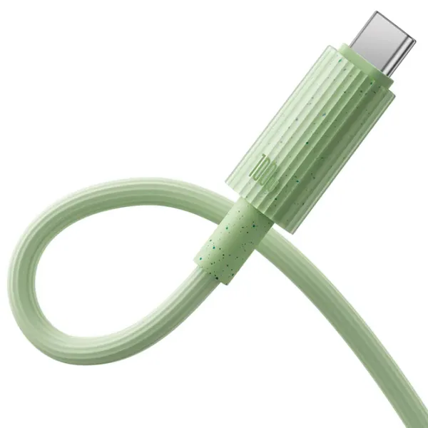 Кабель для телефона Habitat Baseus USB Type-C + USB Type-C 1 м/ Green photo 2