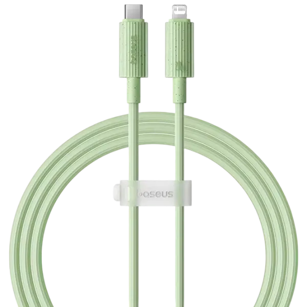 Кабель для телефона Habitat Baseus USB Type-C + Lightning 1 м/ Green photo 1