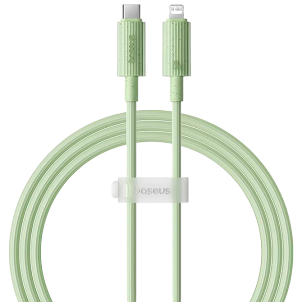 Кабель для телефона Habitat Baseus USB Type-C + Lightning 1 м/ Green photo 1