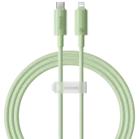 Кабель для телефона Habitat Baseus USB Type-C + Lightning 1 м/ Green