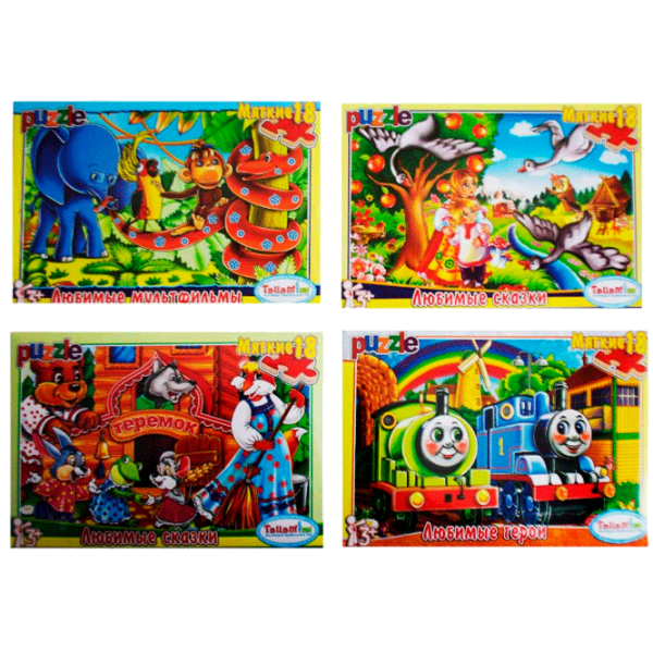 Puzzle Strateg TL01003 3+/ Количество деталей: 18 photo 1 Puzzle Strateg TL01003 3+/ Количество деталей: 18 photo 1