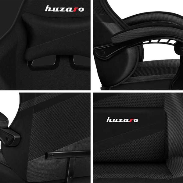 Scaun Gaming Huzaro Force 4.4 Carbon photo 3 Scaun Gaming Huzaro Force 4.4 Carbon photo 3