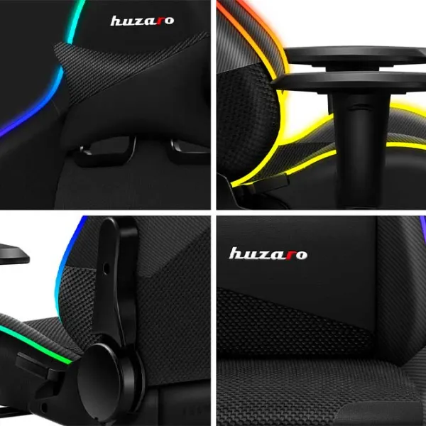 Игровое кресло Huzaro Force 6.2 Угольный Black photo 6 Игровое кресло Huzaro Force 6.2 Угольный Black photo 6