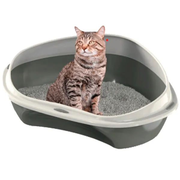 Лоток для кошек Georplast Shuttle Corner Big Открытый/ Black photo 1 Лоток для кошек Georplast Shuttle Corner Big Открытый/ Black photo 1