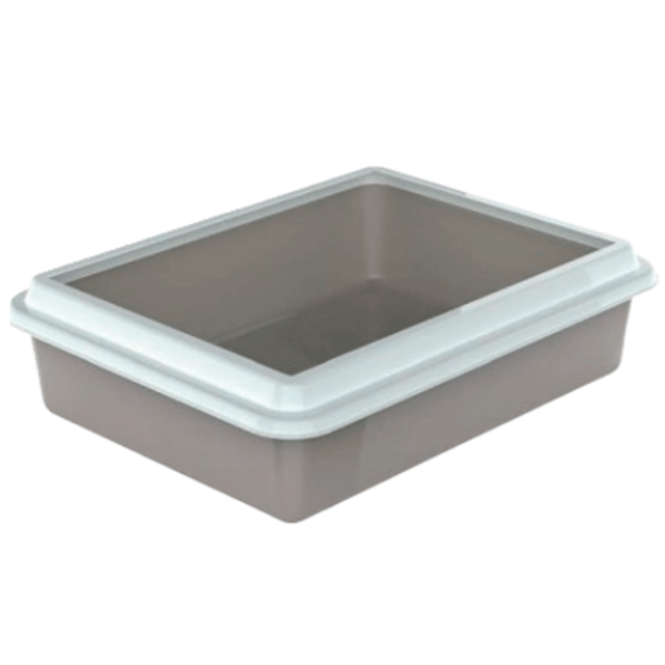 Лоток для кошек Georplast Max Animals Открытый/ Серый photo 1 Лоток для кошек Georplast Max Animals Открытый/ Серый photo 1