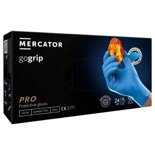 Перчатки Mercator Gogrip Нитрил/ Blue photo 4