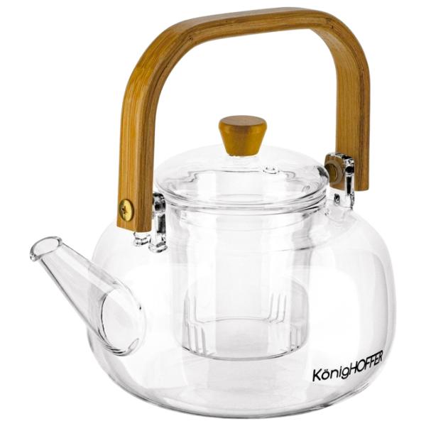 Заварочные чайники Konighoffer Bario 0.9 л/ Прозрачный photo 4