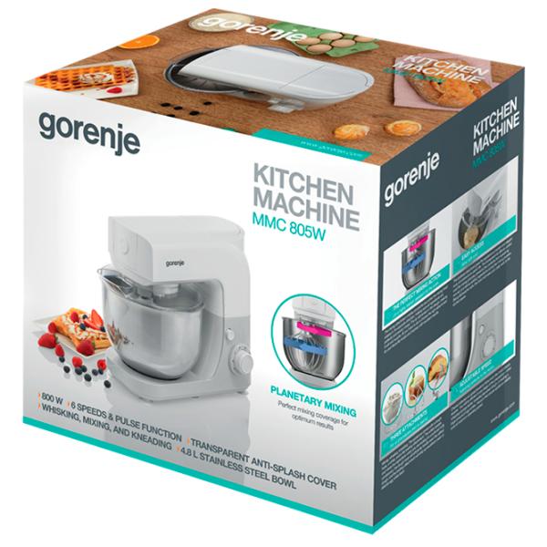 Mașină de bucătărie Gorenje MMC805W 800 W / White photo 5