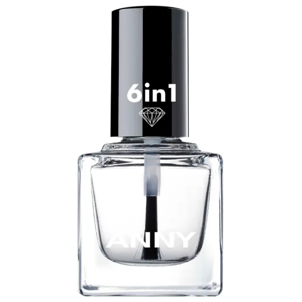 Лак для ногтей Anny 6 in 1 15 мл/ Прозрачный photo 1 Лак для ногтей Anny 6 in 1 15 мл/ Прозрачный photo 1