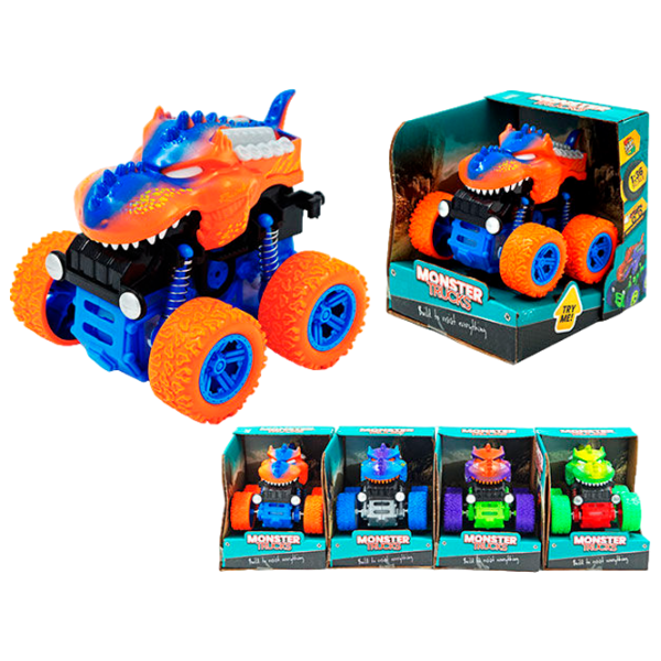 Mașină Promstore Monster Trucks 49496 Multicolor photo 2 Mașină Promstore Monster Trucks 49496 Multicolor photo 2