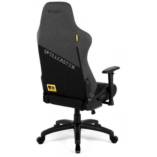 Scaun Gaming SENSE7 Spellcaster Senshi Edition XL Fabric Black Gray photo 5