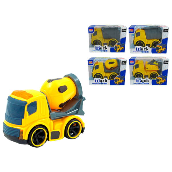 Грузовик Promstore Truck team 36541 Желтый photo 2 Грузовик Promstore Truck team 36541 Желтый photo 2