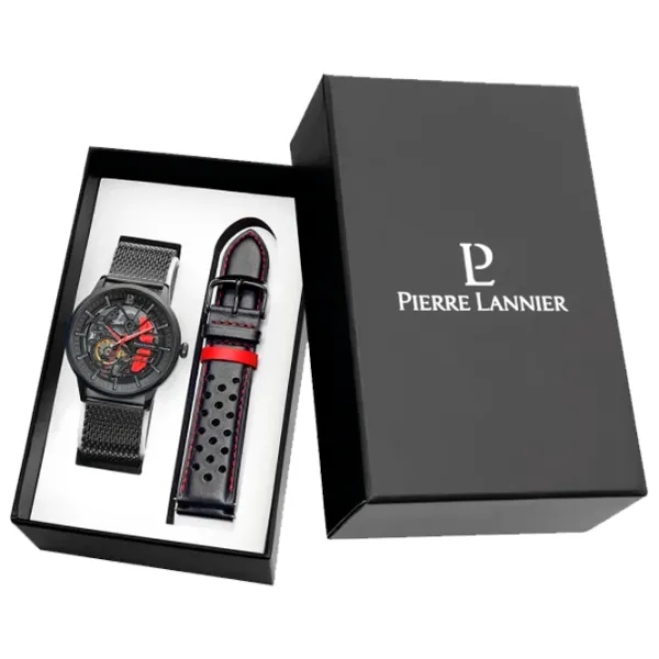 Ceas de mână pentru bărbați Pierre Lannier 385C439 Mecanic/ 43 mm photo 3