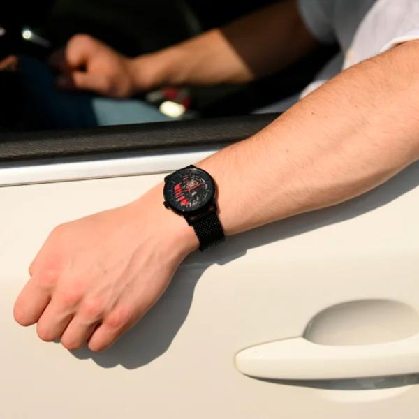 Ceas de mână pentru bărbați Pierre Lannier 385C439 Mecanic/ 43 mm photo 4