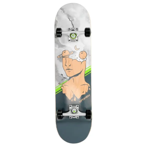 Skateboard Spokey Skalle PRO Канадский клен/ Black photo 1
