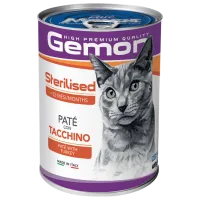 Hrană pentru pisici umedă Monge Gemon Cat Pate M29995 0.4 kg / Curcan