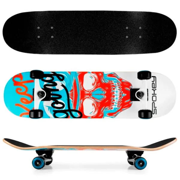 Skateboard Spokey Skalle Канадский клен/ Black photo 3 Skateboard Spokey Skalle Канадский клен/ Black photo 3