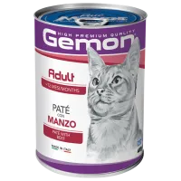 Корм для кошек влажный Monge Gemon Cat Pate M29996 0.4 кг / Говядина