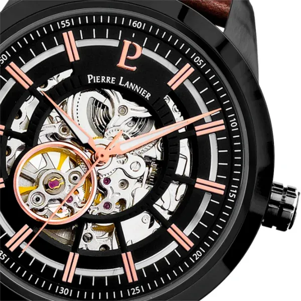 Ceas de mână pentru bărbați Pierre Lannier 330D434 Mecanic/ 44 mm photo 3