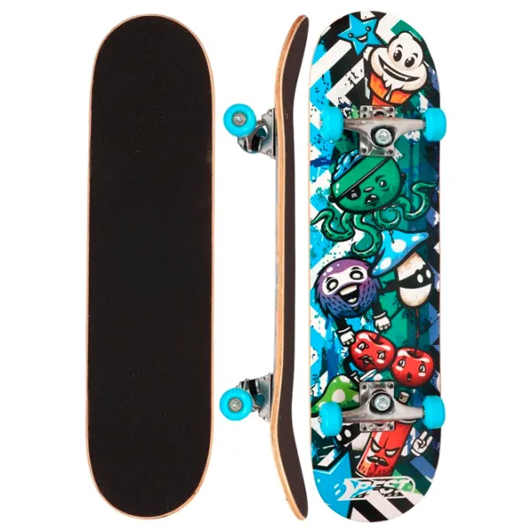 Skateboard Best Sporting Octopus Blue Lemn/ Blue photo 3