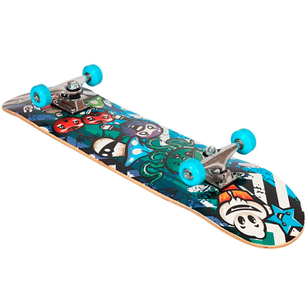 Skateboard Best Sporting Octopus Blue Lemn/ Blue photo 4