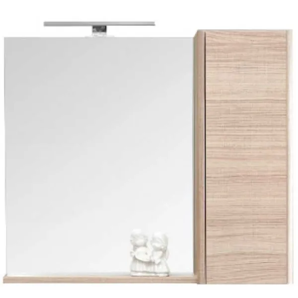 Шкаф с зеркалом Orka Duden 100 Odeon 65 x 98 x 18см/ МДФ/ Белый photo 1