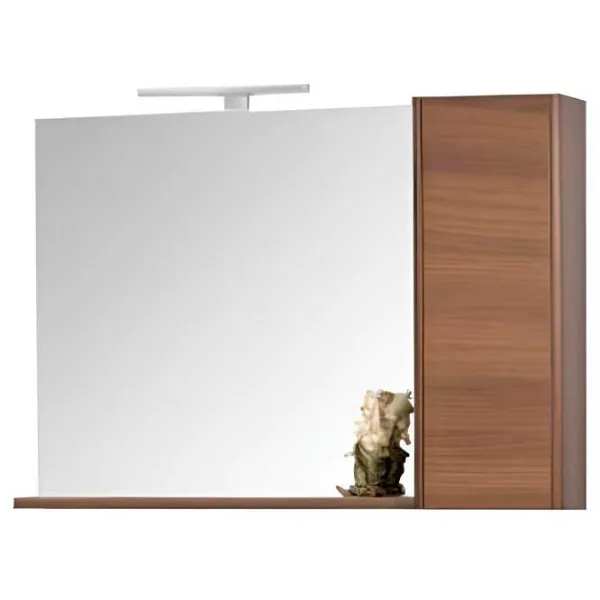 Шкаф с зеркалом Orka Duden 100 Odeon 65 x 98 x 18см/ МДФ/ Белый photo 1