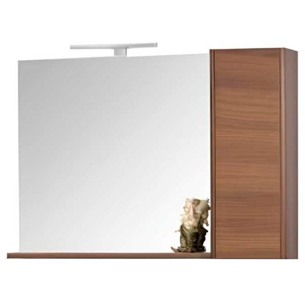 Шкаф с зеркалом Orka Duden 100 Odeon 65 x 98 x 18см/ МДФ/ Белый photo 1