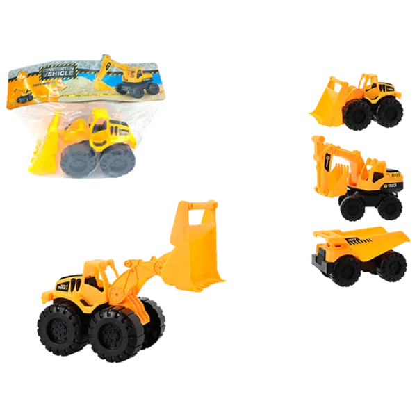 Set de mașini Promstore 47998 Yellow photo 1 Set de mașini Promstore 47998 Yellow photo 1