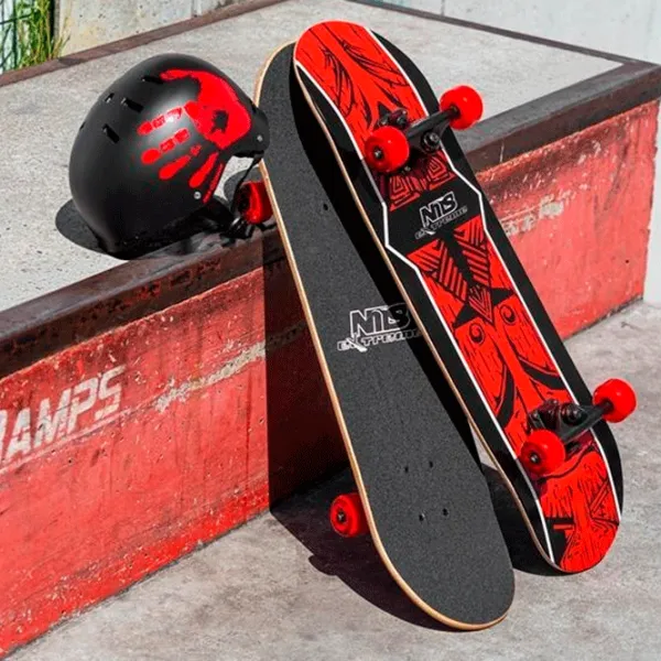 Skateboard Nils CR3108SA Фанера/ Красный photo 5