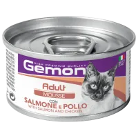 Hrană pentru pisici umedă Monge Gemon Cat Mousse M30101 0.085 g / Somon, găină