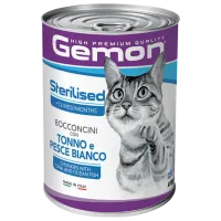 Корм для кошек влажный Monge Gemon M30074 0.415 кг / Лосось, креветки