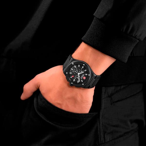 Ceas de mână pentru bărbați Swiss Military Hanowa SMWGI0002280 Cuarț/ 43 mm photo 4 Ceas de mână pentru bărbați Swiss Military Hanowa SMWGI0002280 Cuarț/ 43 mm photo 4