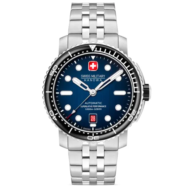 Ceas de mână pentru bărbați Swiss Military Hanowa SMWGL0002002-SET Mecanic/ 44 mm photo 1 Ceas de mână pentru bărbați Swiss Military Hanowa SMWGL0002002-SET Mecanic/ 44 mm photo 1