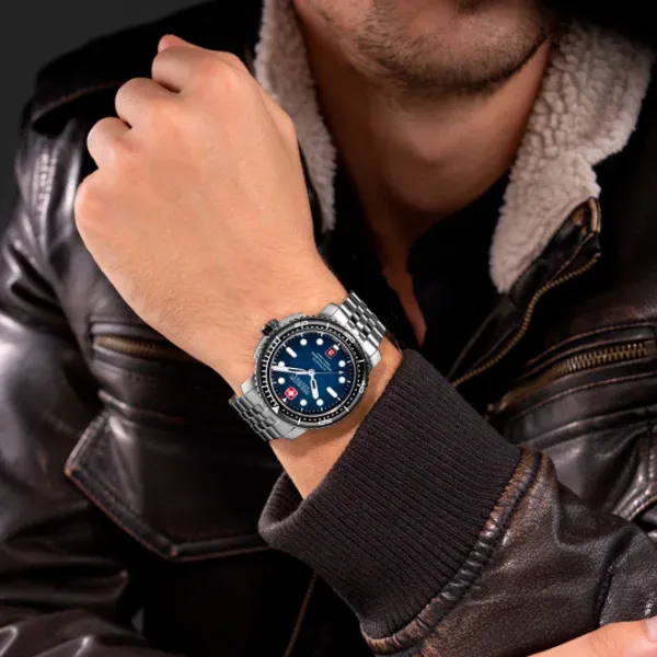Ceas de mână pentru bărbați Swiss Military Hanowa SMWGL0002002-SET Mecanic/ 44 mm photo 3 Ceas de mână pentru bărbați Swiss Military Hanowa SMWGL0002002-SET Mecanic/ 44 mm photo 3