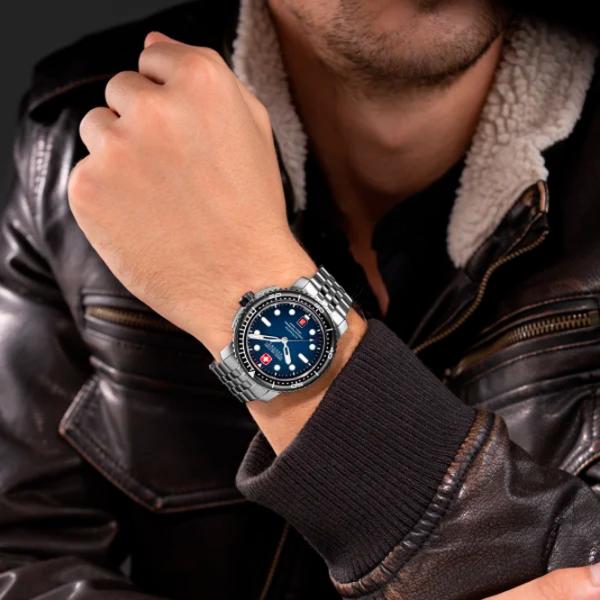 Ceas de mână pentru bărbați Swiss Military Hanowa SMWGL0002002-SET Mecanic/ 44 mm photo 3 Ceas de mână pentru bărbați Swiss Military Hanowa SMWGL0002002-SET Mecanic/ 44 mm photo 3