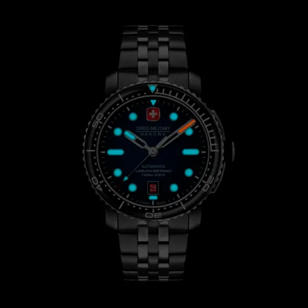 Ceas de mână pentru bărbați Swiss Military Hanowa SMWGL0002002-SET Mecanic/ 44 mm photo 4 Ceas de mână pentru bărbați Swiss Military Hanowa SMWGL0002002-SET Mecanic/ 44 mm photo 4