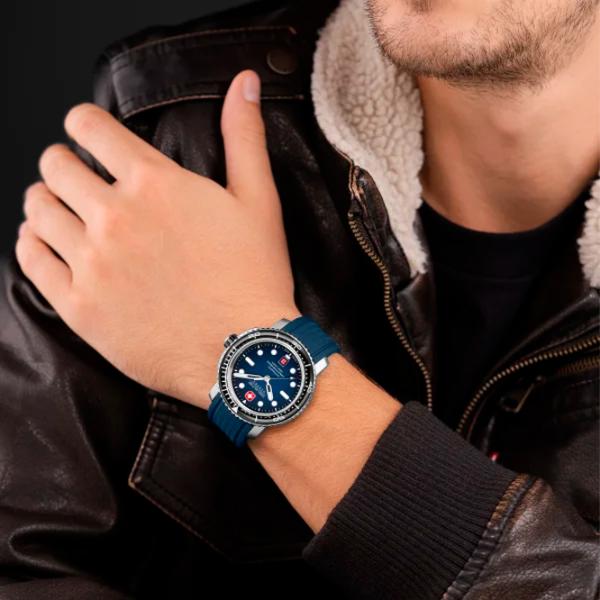 Ceas de mână pentru bărbați Swiss Military Hanowa SMWGL0002002-SET Mecanic/ 44 mm photo 5 Ceas de mână pentru bărbați Swiss Military Hanowa SMWGL0002002-SET Mecanic/ 44 mm photo 5