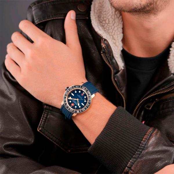 Ceas de mână pentru bărbați Swiss Military Hanowa SMWGN0001720 Cuarț/ 44 mm photo 4 Ceas de mână pentru bărbați Swiss Military Hanowa SMWGN0001720 Cuarț/ 44 mm photo 4