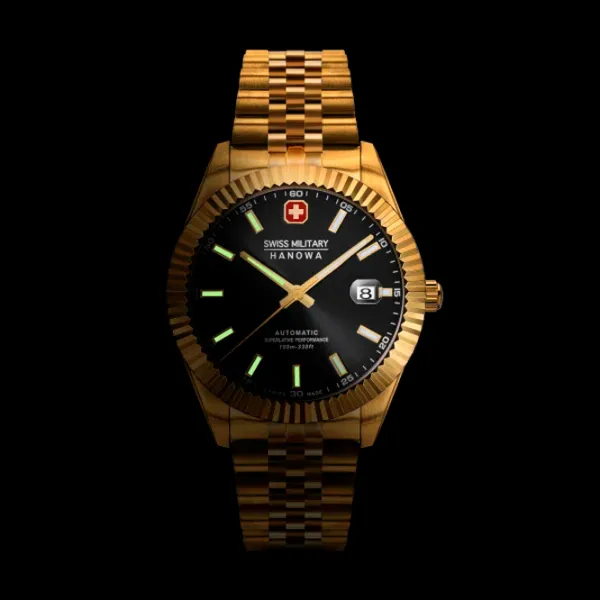 Ceas de mână pentru bărbați Swiss Military Hanowa SMWGL0002110 Mecanic/ 41 mm photo 3 Ceas de mână pentru bărbați Swiss Military Hanowa SMWGL0002110 Mecanic/ 41 mm photo 3