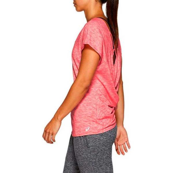Tricou pentru femei Asics W SS T 100% poliester/ Pink photo 2 Tricou pentru femei Asics W SS T 100% poliester/ Pink photo 2